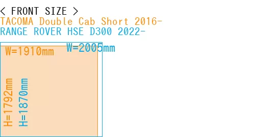 #TACOMA Double Cab Short 2016- + RANGE ROVER HSE D300 2022-